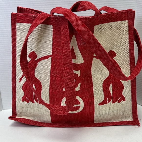 SOLD IN STORE Delta Sigma Theta Jute Bag Set - Picture 8 of 13